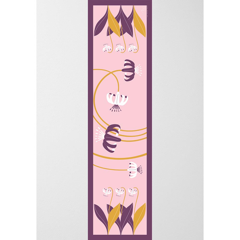 Thee Modern Roots Women Floral Cyclone Silk Stole Pink