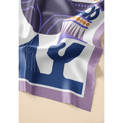 Thee Modern Roots Women Dove Wings Silk Stole White