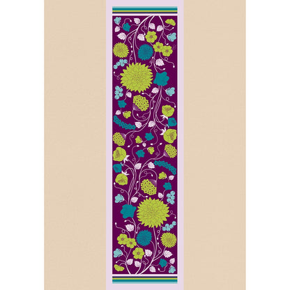 Thee Modern Roots Women Queen's Tapestry Silk Stole Purple