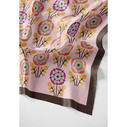 Thee Modern Roots Women Nature's Canvas Silk Stole Pink