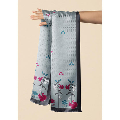 Thee Modern Roots Women Whispers of Spring Silk Stole Green