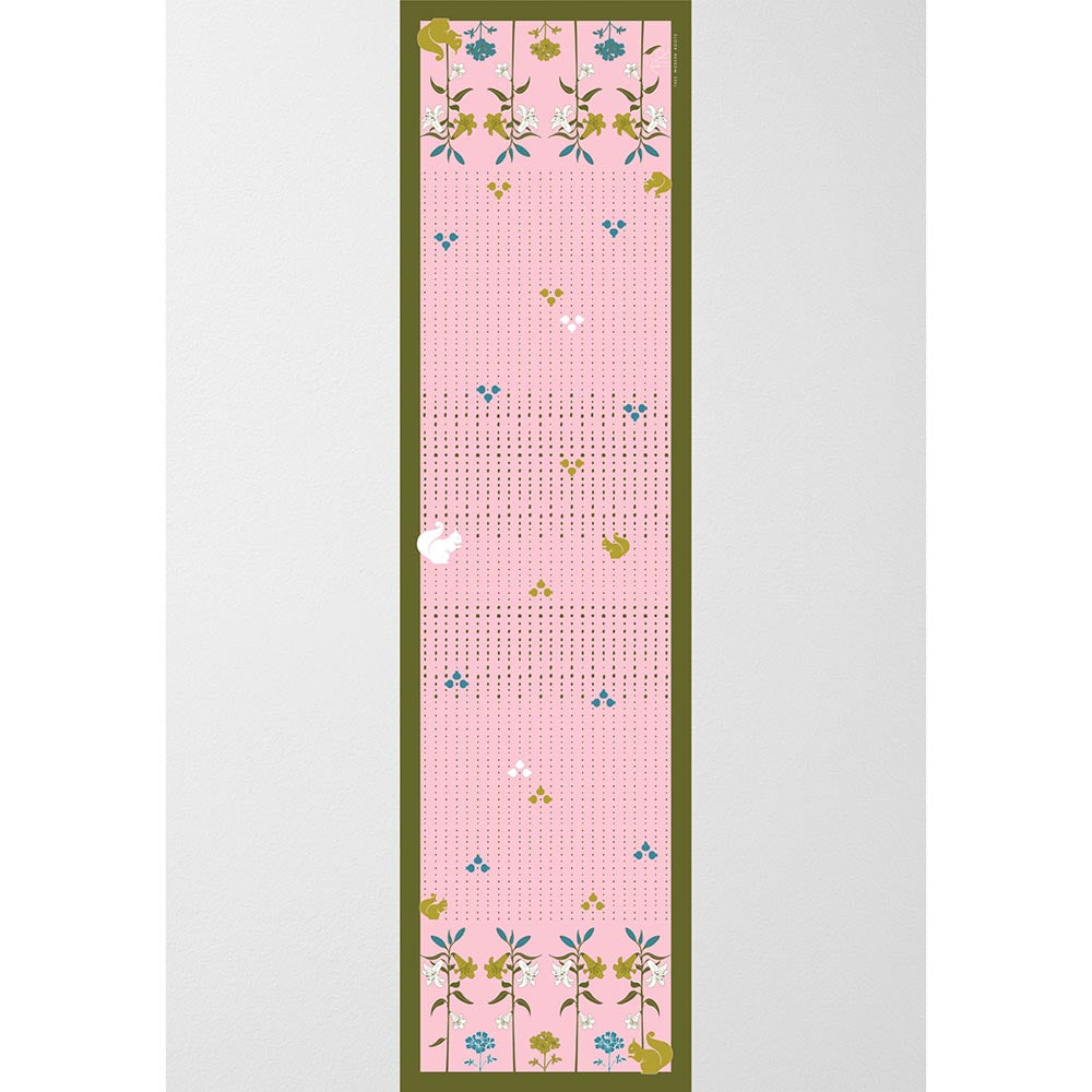 Thee Modern Roots Women Nature's Poetry Silk Stole Pink