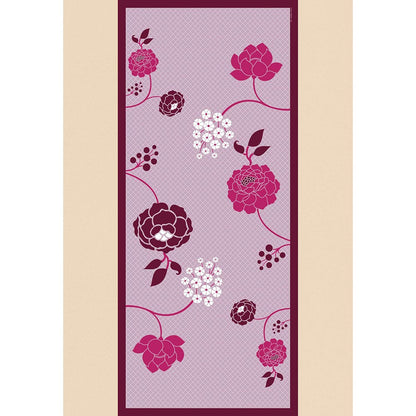 Thee Modern Roots Mauve Mughal Garden Silk Dupatta