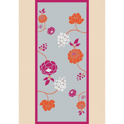 Thee Modern Roots Grey Nature's Beauty Silk Dupatta