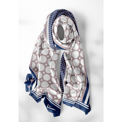 Thee Modern Roots Taupe Cosmic Circles Silk Dupatta