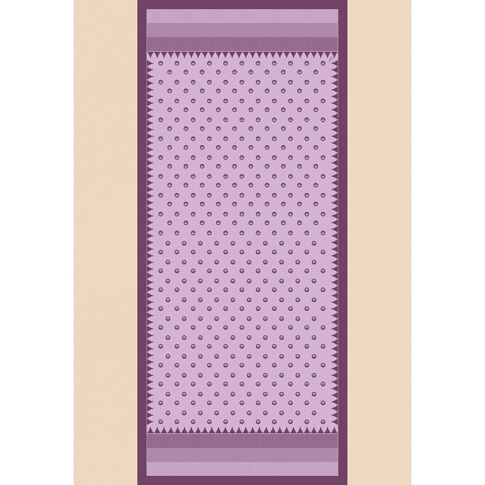 Thee Modern Roots Purple Lotus Symphony Silk Dupatta