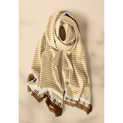 Thee Modern Roots Yellow Timeless Treasures Silk Dupatta