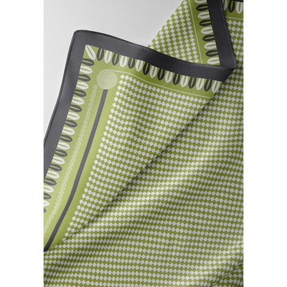 Thee Modern Roots Green Royal Mosaic Silk Dupatta