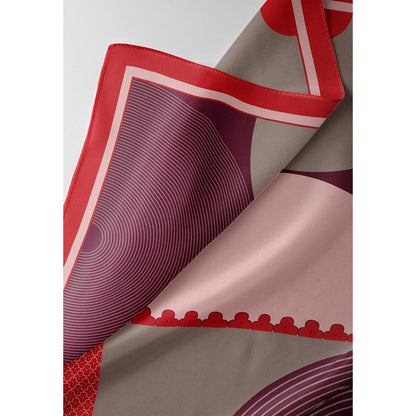 Thee Modern Roots Red Chandra's Charm Silk Dupatta