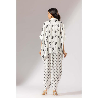 Thee Modern Roots Hummingbird Satin Silk Boxy Shirt