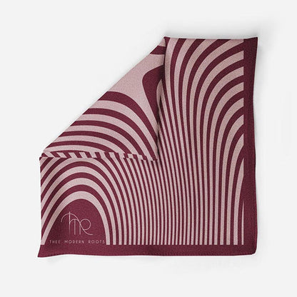Thee Modern Roots Illusionary Echoes Silk Pocket Square