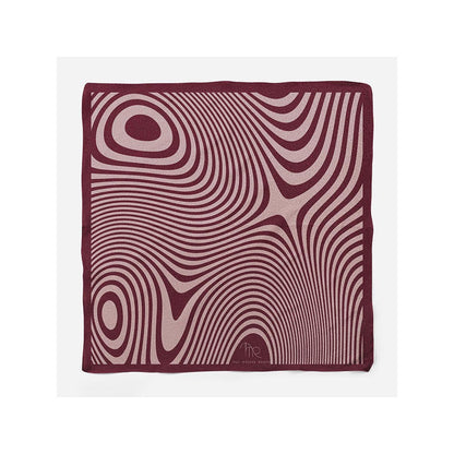 Thee Modern Roots Illusionary Echoes Silk Pocket Square