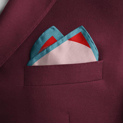 Thee Modern Roots Circular Serenity Silk Pocket Square