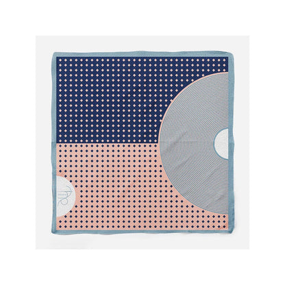 Thee Modern Roots Midnight Garden Silk Pocket Square