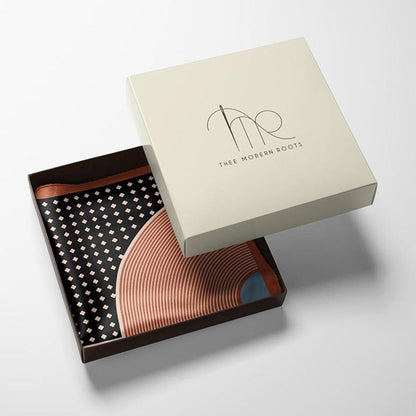 Thee Modern Roots Dual Vision Silk Pocket Square