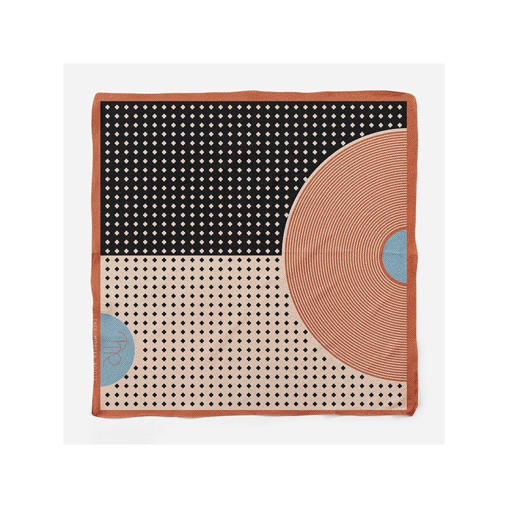 Thee Modern Roots Dual Vision Silk Pocket Square