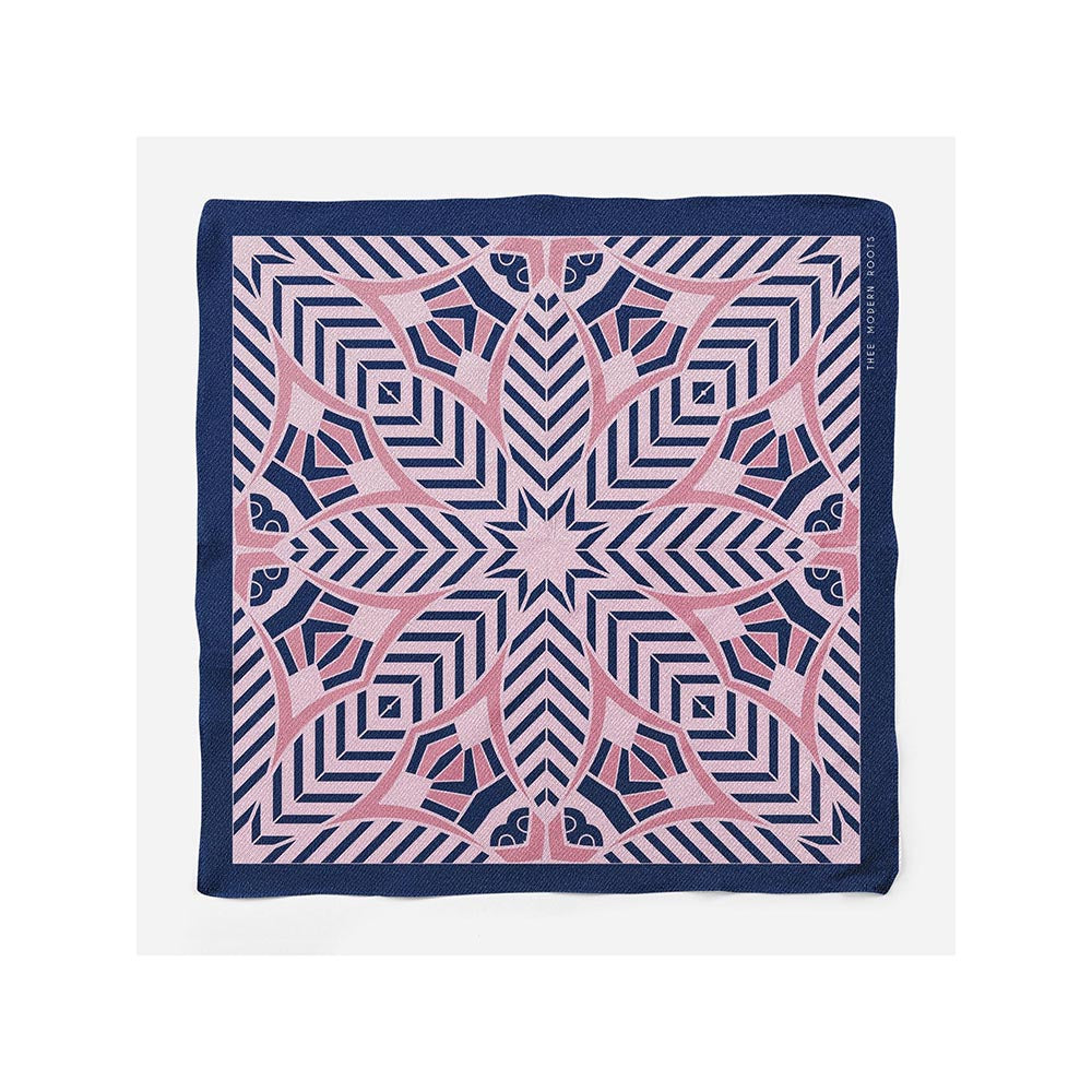 Thee Modern Roots Vintage Visions Silk Pocket Square