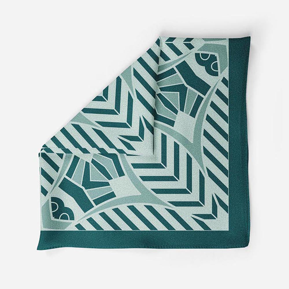 Thee Modern Roots Kaleidoscope Dreams Silk Pocket Square