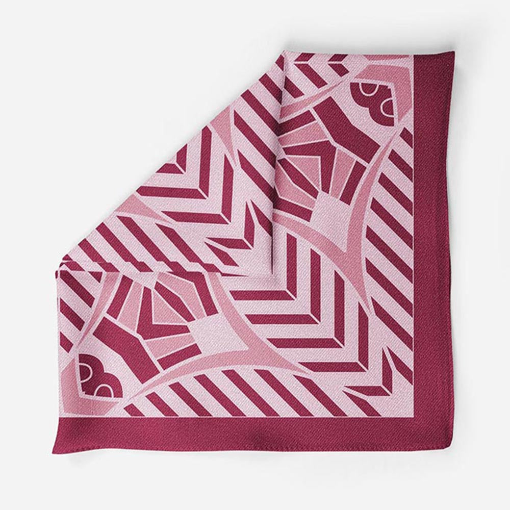 Thee Modern Roots Abstract Aura Silk Pocket Square
