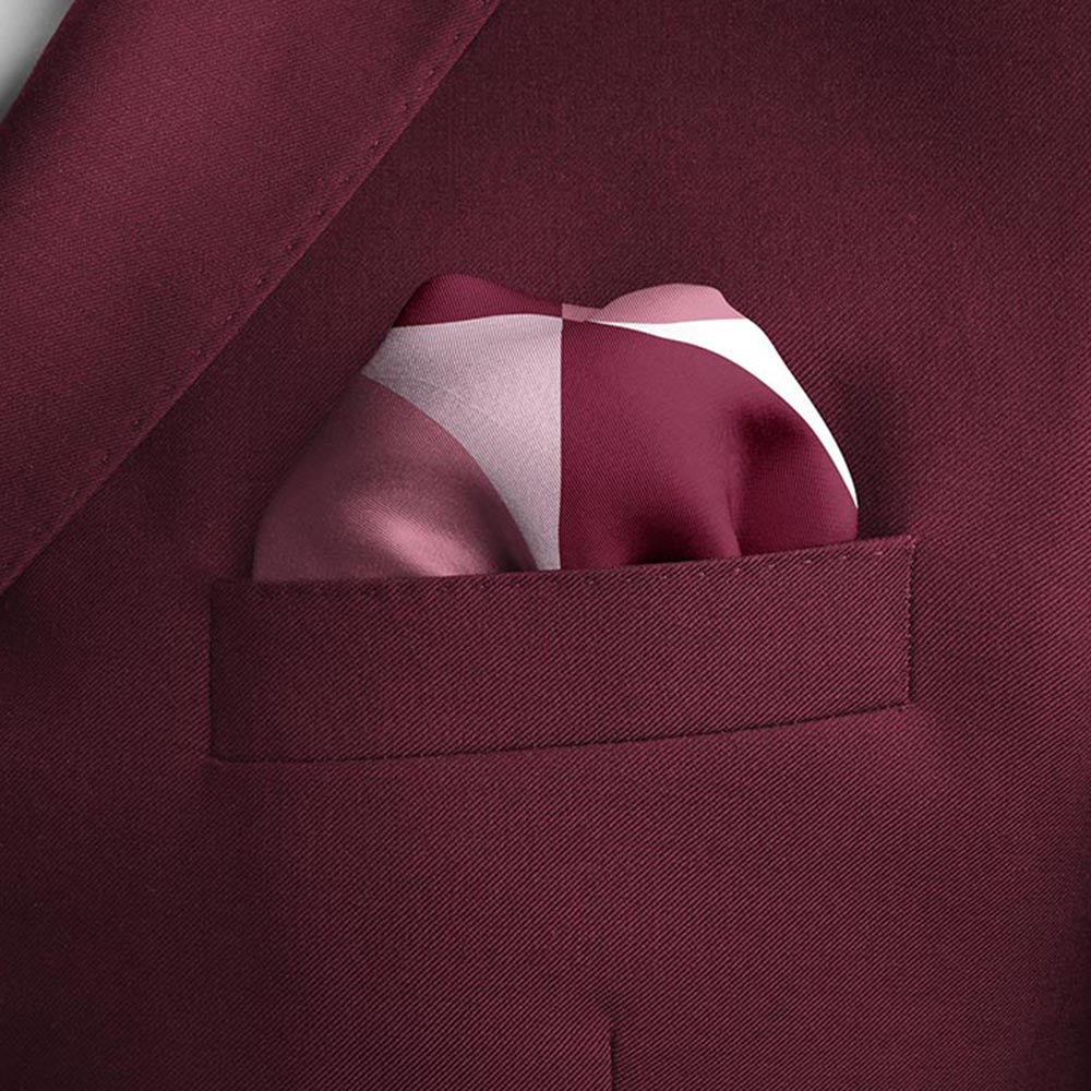 Thee Modern Roots Vineyard Vibes Silk Pocket Square