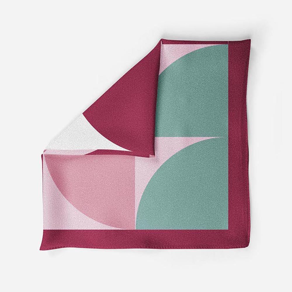 Thee Modern Roots Vineyard Vibes Silk Pocket Square