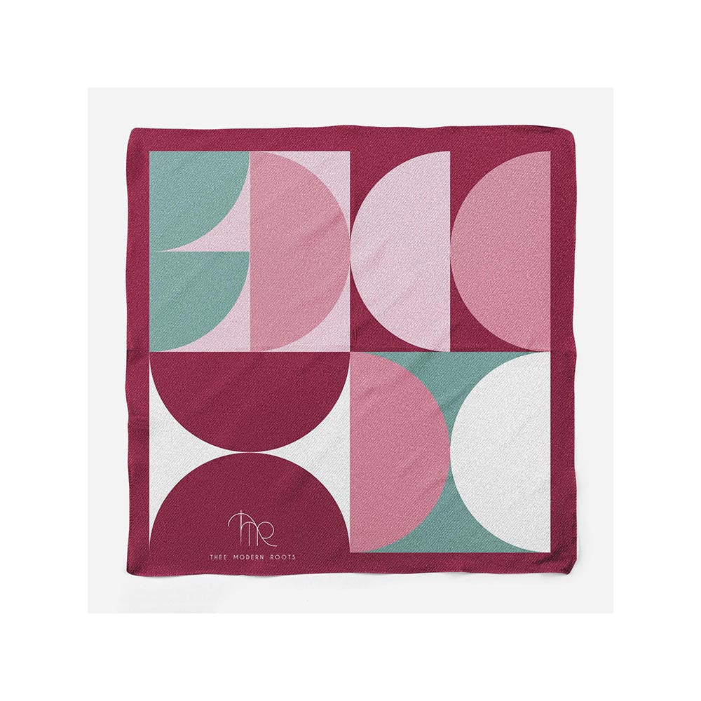 Thee Modern Roots Vineyard Vibes Silk Pocket Square