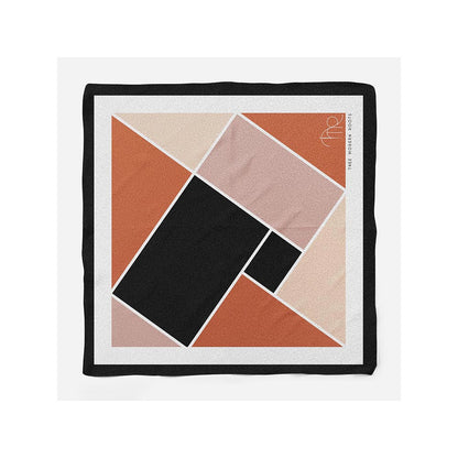 Thee Modern Roots Radiant Checkers Silk Pocket Square