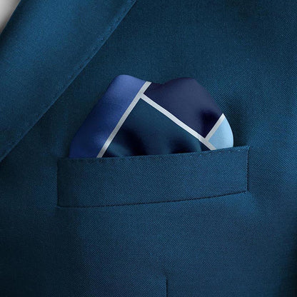 Thee Modern Roots Modern Geometry Silk Pocket Square