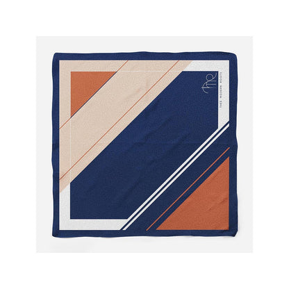 Thee Modern Roots Regal Stripes Silk Pocket Square