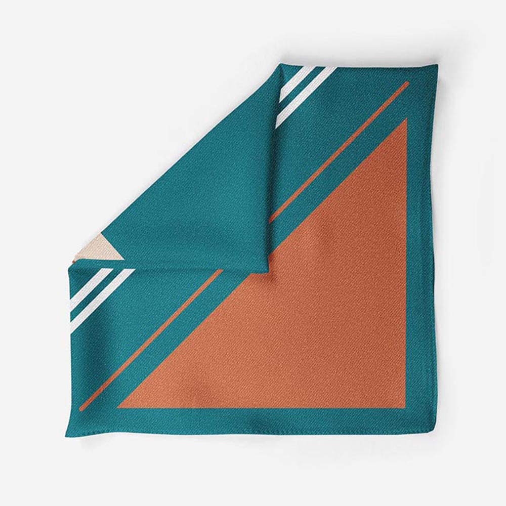 Thee Modern Roots Refined Simplicity Silk Pocket Square