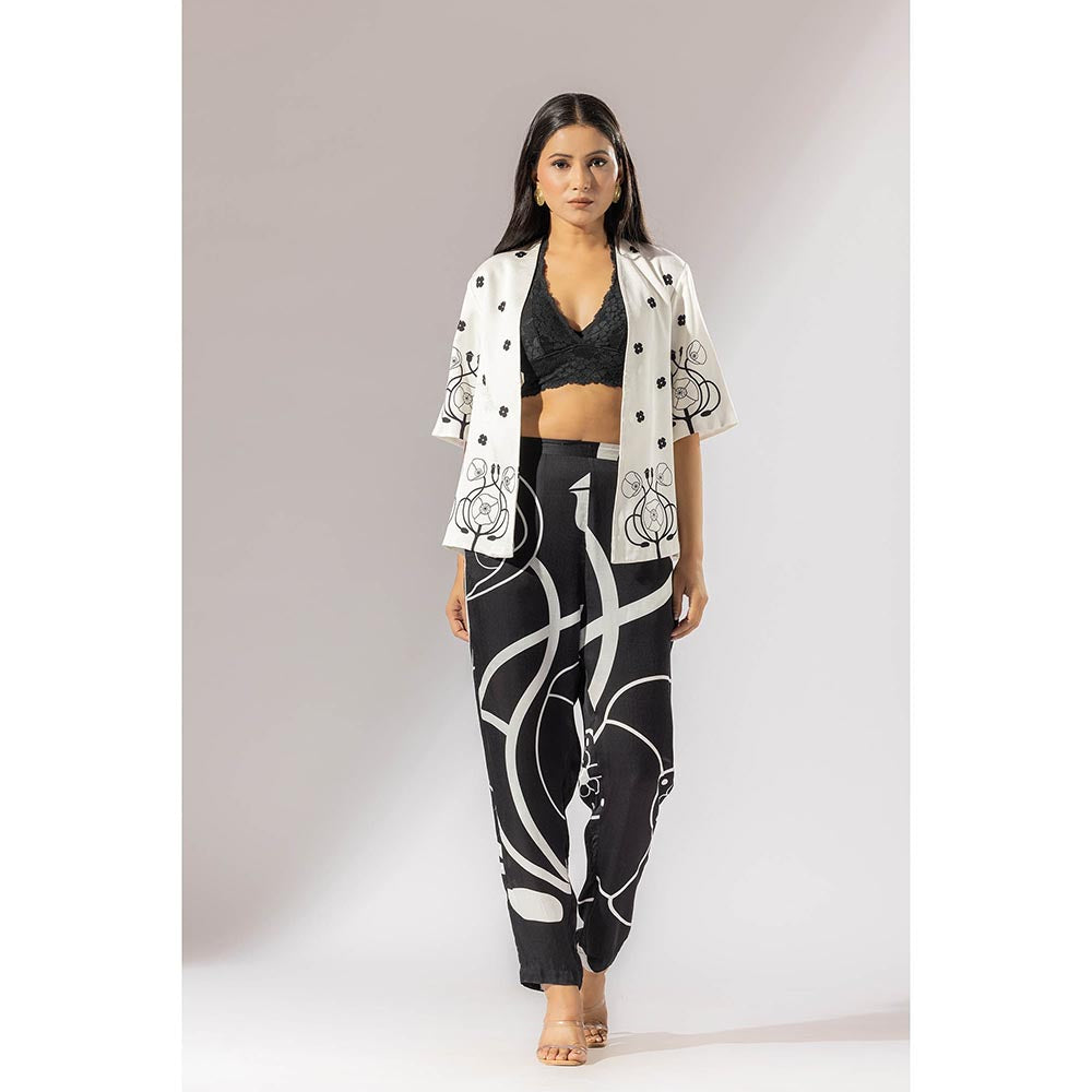 Thee Modern Roots Poppy Kimono Printed Co-Ord (Set of 2)