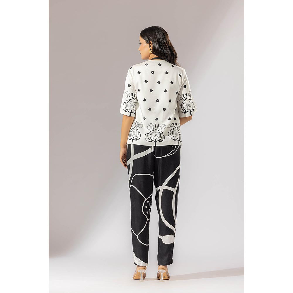 Thee Modern Roots Poppy Kimono Printed Co-Ord (Set of 2)