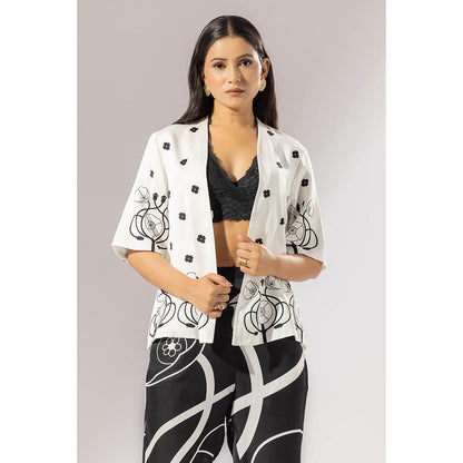 Thee Modern Roots Poppy Kimono Printed Co-Ord (Set of 2)