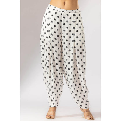 Thee Modern Roots White Humming Bird Boxy Co-Ord (Set of 2)