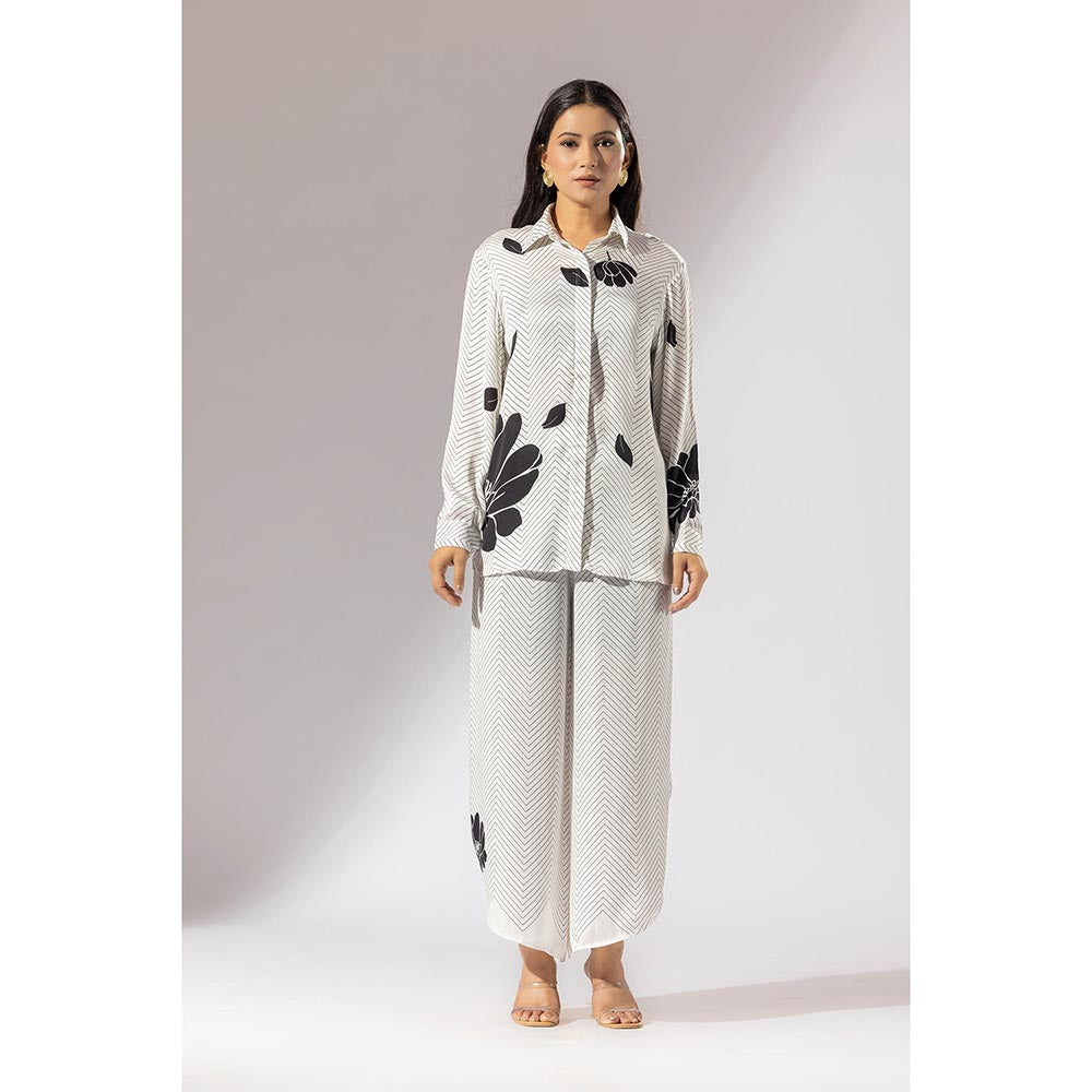 Thee Modern Roots Sakura Printed Co-Ord (Set of 2)