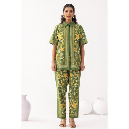 Thee Modern Roots Mystic Forest Green Shirt