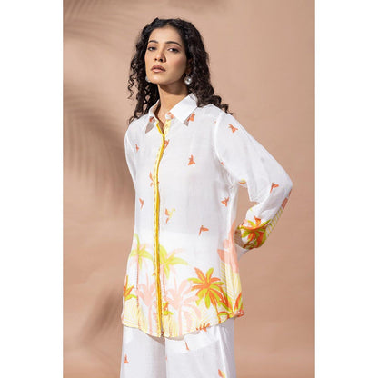 Thee Modern Roots Beach White Shirt