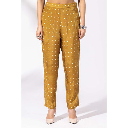 Thee Modern Roots Brown Earthy Bloom Floral Print Co-Ord (Set of 2)