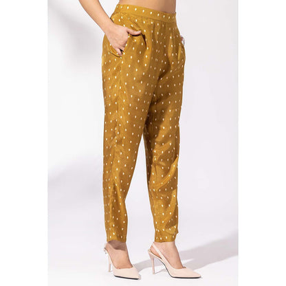 Thee Modern Roots Brown Earthy Bloom Floral Print Co-Ord (Set of 2)