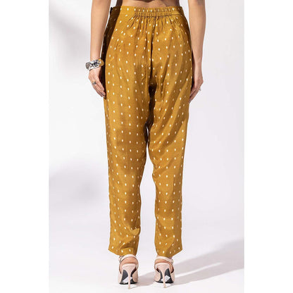 Thee Modern Roots Brown Earthy Bloom Floral Print Co-Ord (Set of 2)