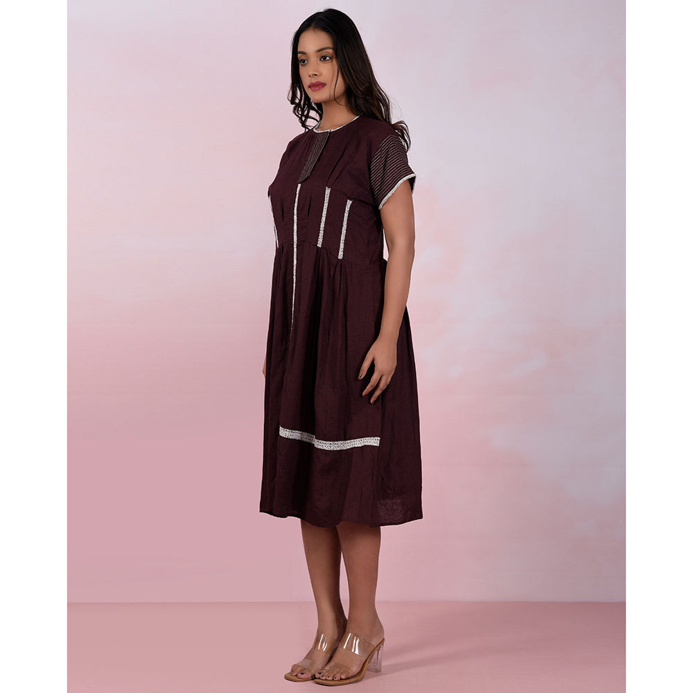 The House of Hemp Women Hemp and Lyocell Mocha Weave Brown