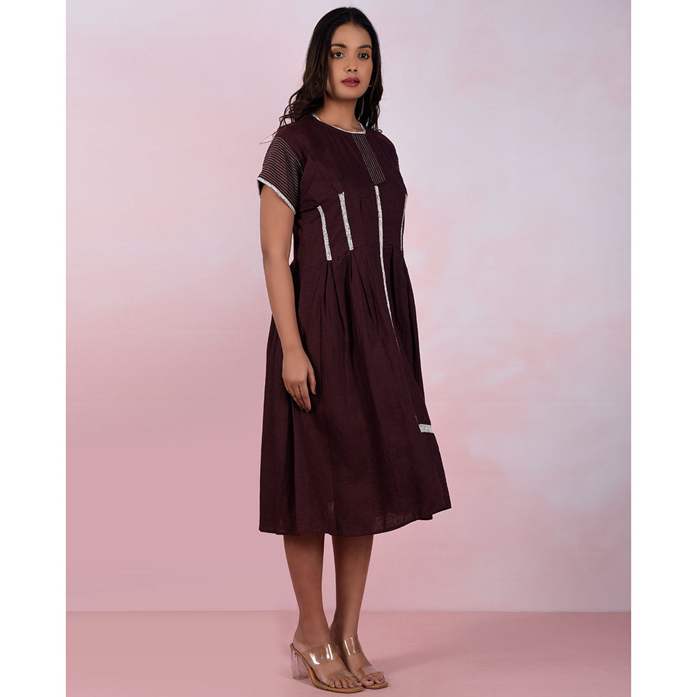 The House of Hemp Women Hemp and Lyocell Mocha Weave Brown