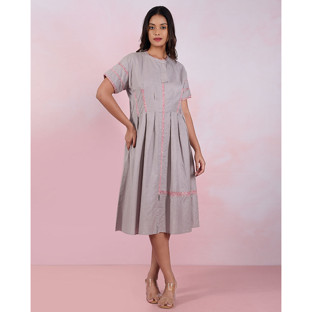 The House of Hemp Women Hemp and Lyocell Ash Weave Dress