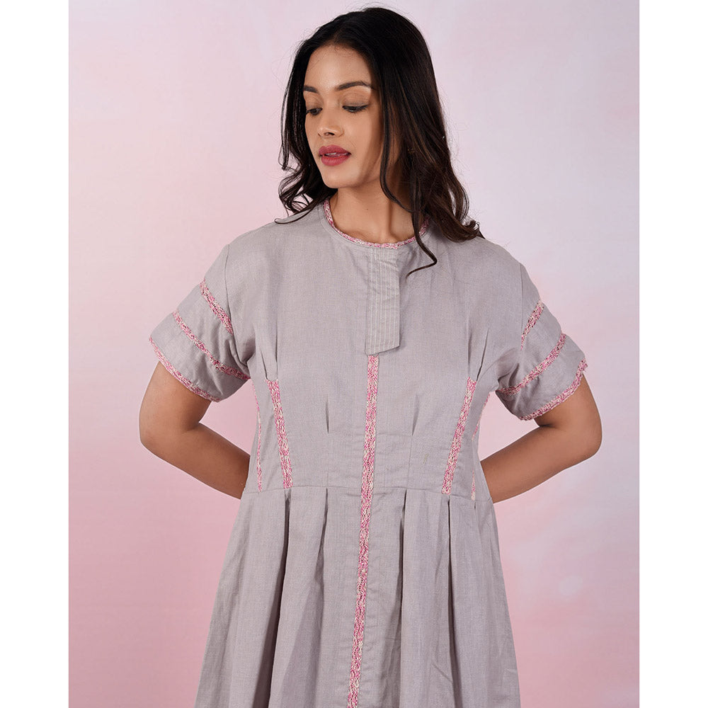 The House of Hemp Women Hemp and Lyocell Ash Weave Dress