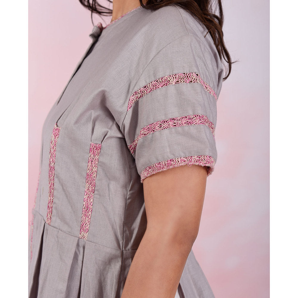 The House of Hemp Women Hemp and Lyocell Ash Weave Dress