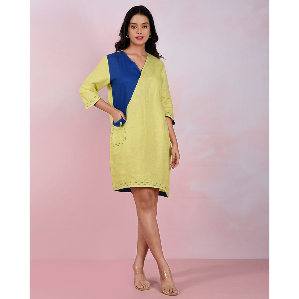The House of Hemp Women Hemp and Lyocell Sage Bolt Dress