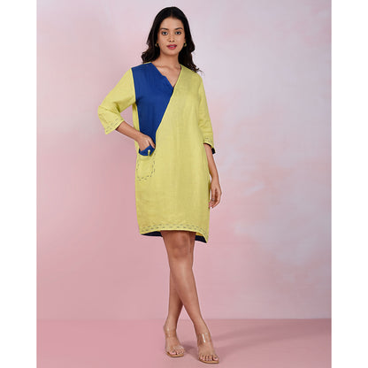 The House of Hemp Women Hemp and Lyocell Sage Bolt Dress