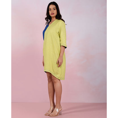 The House of Hemp Women Hemp and Lyocell Sage Bolt Dress
