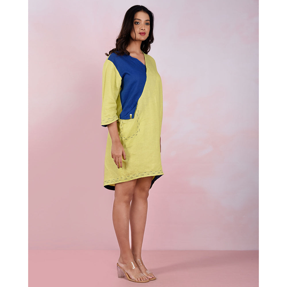 The House of Hemp Women Hemp and Lyocell Sage Bolt Dress
