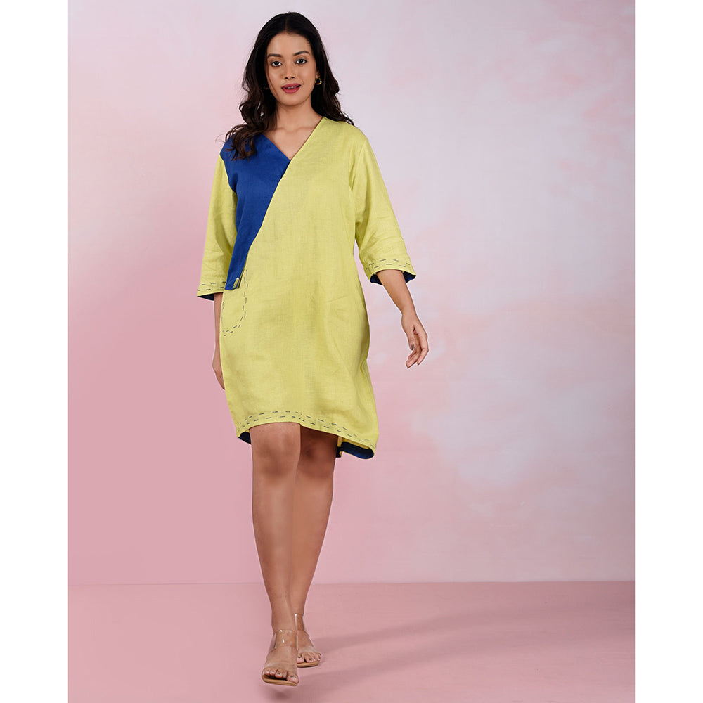 The House of Hemp Women Hemp and Lyocell Sage Bolt Dress